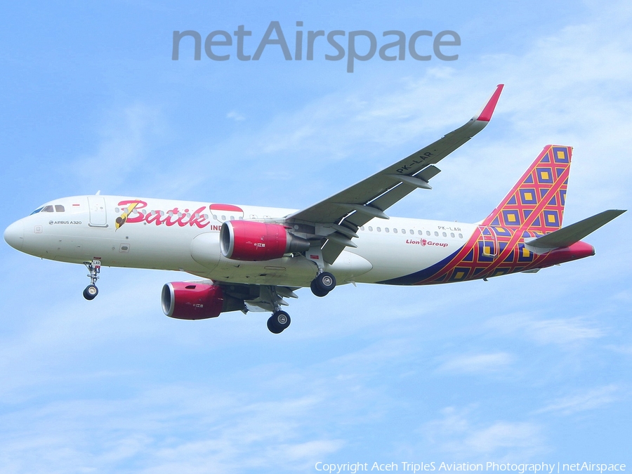 Batik Air Airbus A320-214 (PK-LAR) | Photo 314884