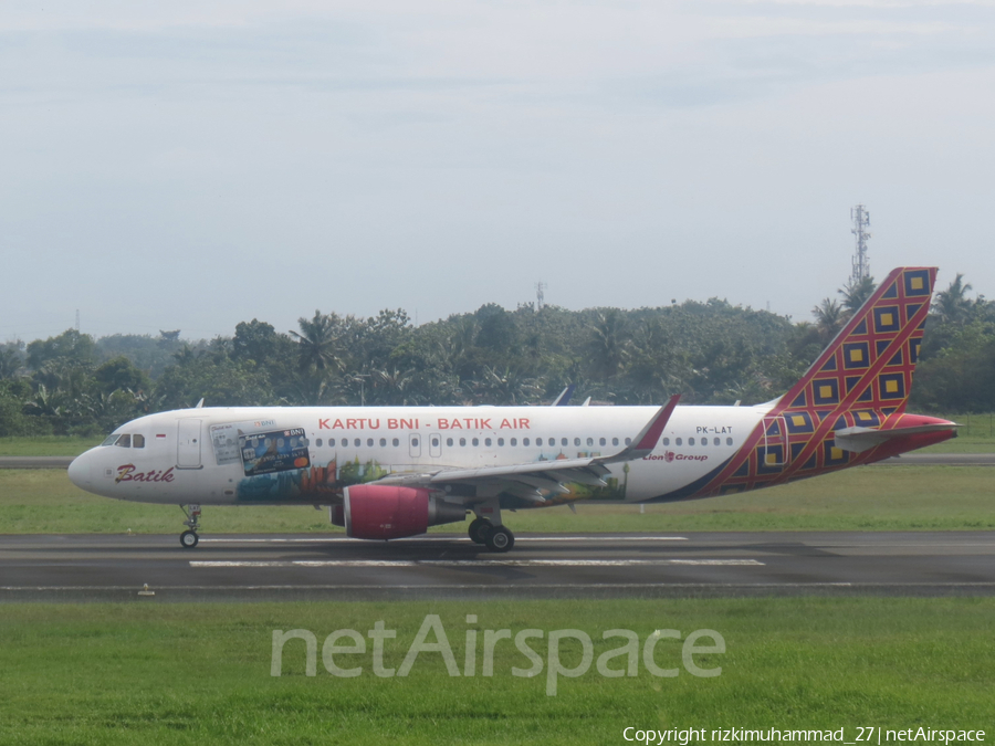 Batik Air Airbus A320-214 (PK-LAT) | Photo 623354