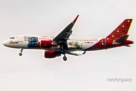 Batik Air Airbus A320-214 (PK-LAT) at  Palembang - Sultan Mahmud Badaruddin II International, Indonesia