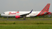 Batik Air Airbus A320-214 (PK-LAU) at  Adisumarmo International, Indonesia