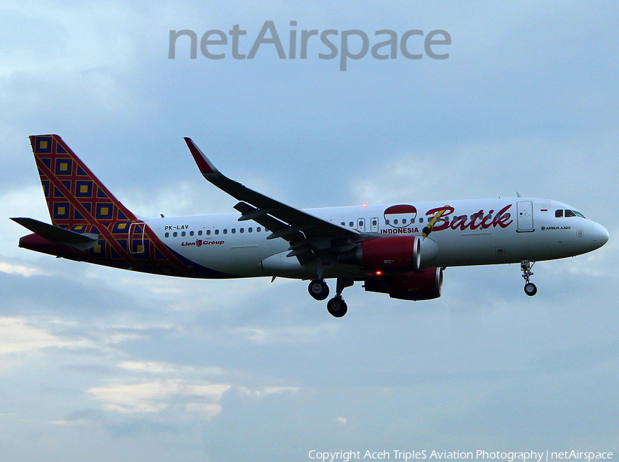 Batik Air Airbus A320-214 (PK-LAV) | Photo 275986