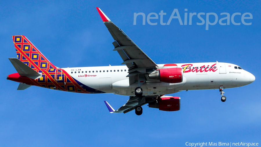 Batik Air Airbus A320-214 (PK-LAW) | Photo 462601