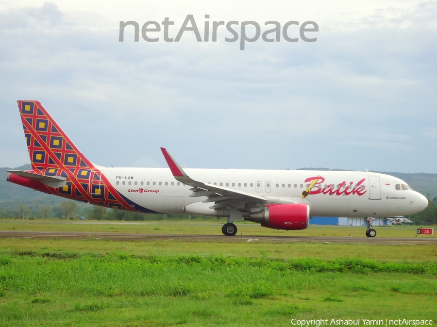 Batik Air Airbus A320-214 (PK-LAW) | Photo 147845