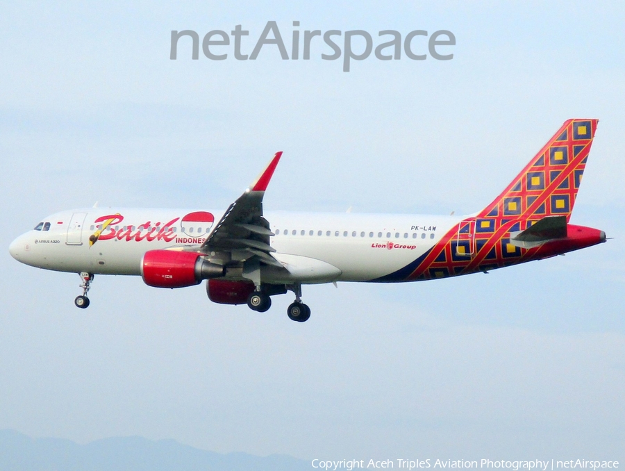 Batik Air Airbus A320-214 (PK-LAW) | Photo 213566
