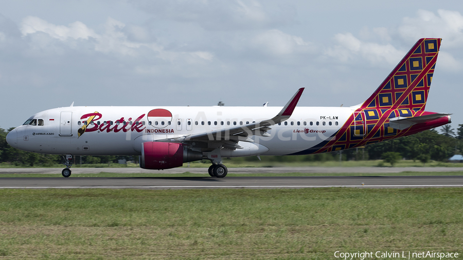 Batik Air Airbus A320-214 (PK-LAW) | Photo 484862