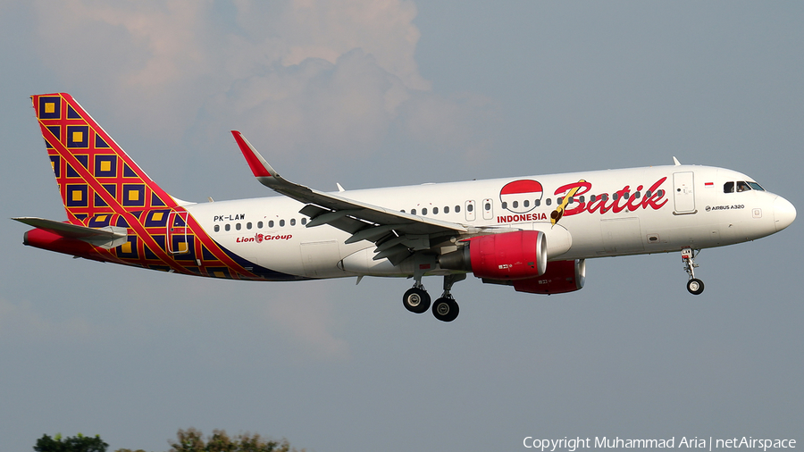 Batik Air Airbus A320-214 (PK-LAW) | Photo 454876