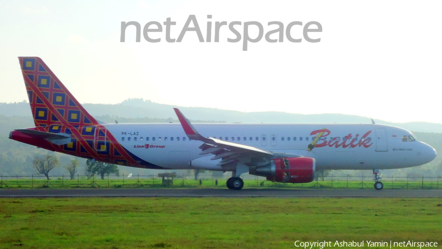 Batik Air Airbus A320-214 (PK-LAZ) | Photo 145158
