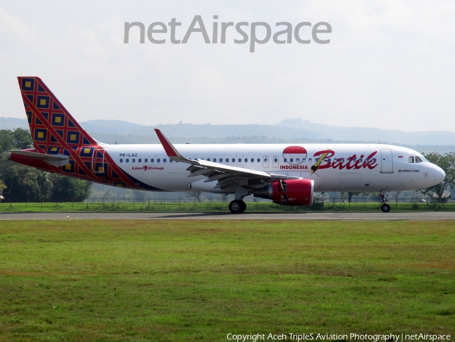 Batik Air Airbus A320-214 (PK-LAZ) | Photo 224481
