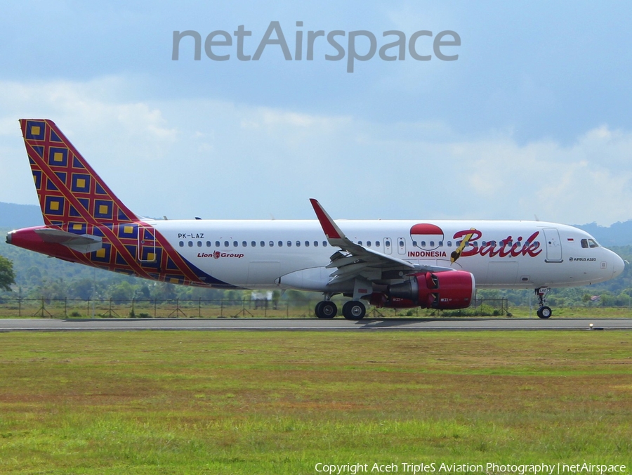 Batik Air Airbus A320-214 (PK-LAZ) | Photo 324322