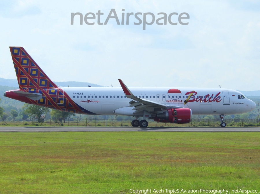 Batik Air Airbus A320-214 (PK-LAZ) | Photo 324336