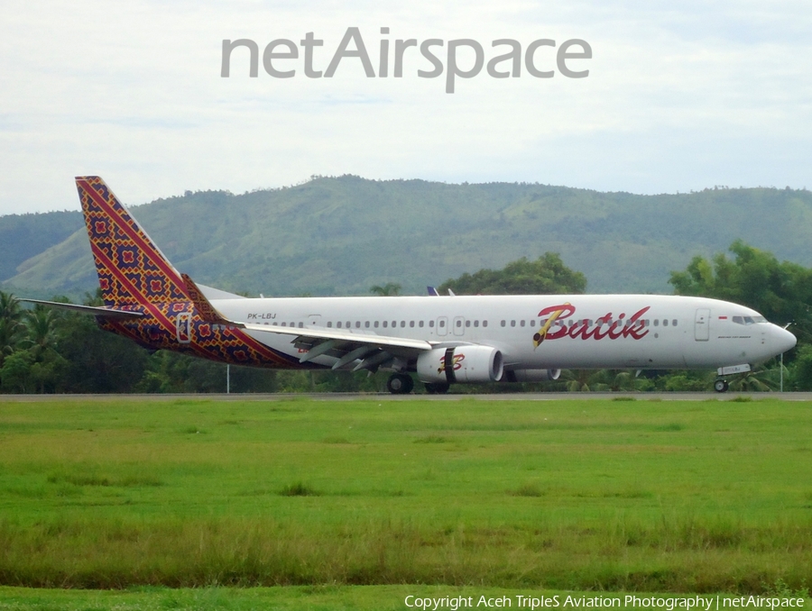 Batik Air Boeing 737-9GP(ER) (PK-LBJ) | Photo 208651