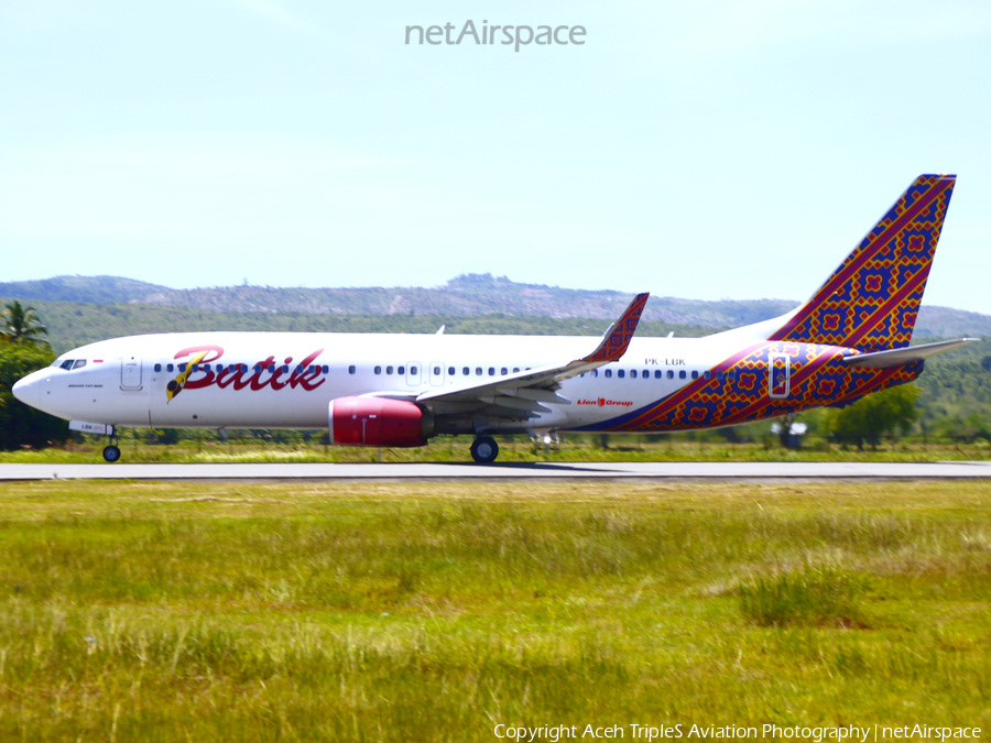 Batik Air Boeing 737-8GP (PK-LBK) | Photo 521435