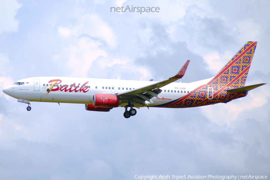 Batik Air Boeing 737-8GP (PK-LBK) | Photo 545596