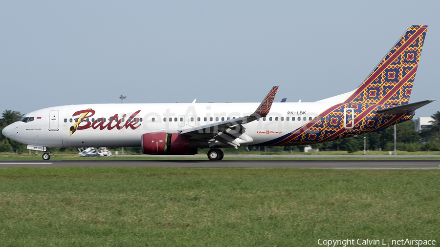 Batik Air Boeing 737-8GP (PK-LBK) | Photo 475458