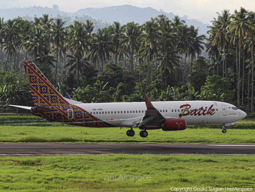 Batik Air Boeing 737-8GP (PK-LBK) | Photo 459447