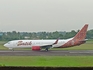 Batik Air Boeing 737-8GP (PK-LBK) at  Palembang - Sultan Mahmud Badaruddin II International, Indonesia