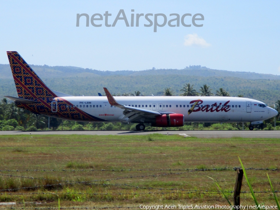 Batik Air Boeing 737-9GP(ER) (PK-LBM) | Photo 208097