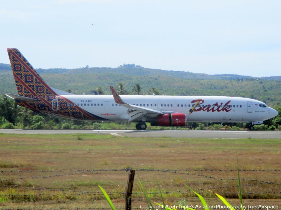 Batik Air Boeing 737-9GP(ER) (PK-LBO) | Photo 208623