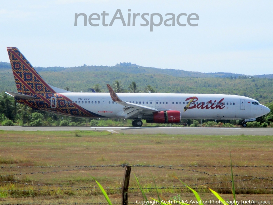 Batik Air Boeing 737-9GP(ER) (PK-LBO) | Photo 208623