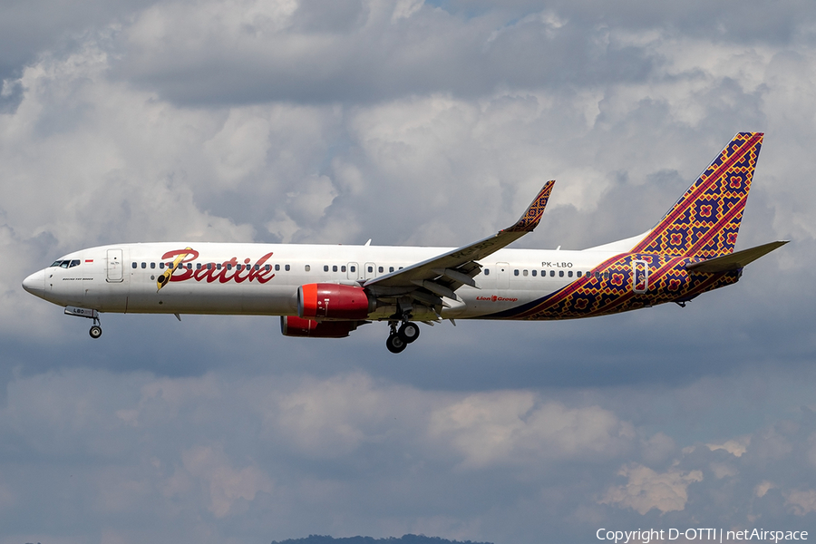 Batik Air Boeing 737-9GP(ER) (PK-LBO) | Photo 284598