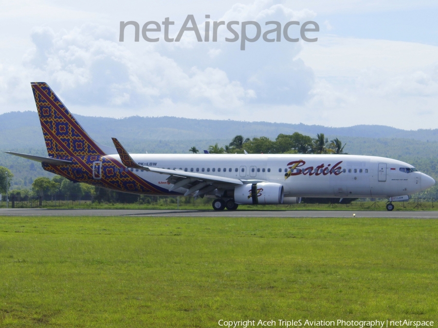 Batik Air Boeing 737-8GP (PK-LBW) | Photo 328097