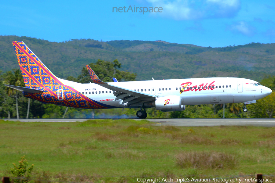 Batik Air Boeing 737-8GP (PK-LBW) | Photo 631750