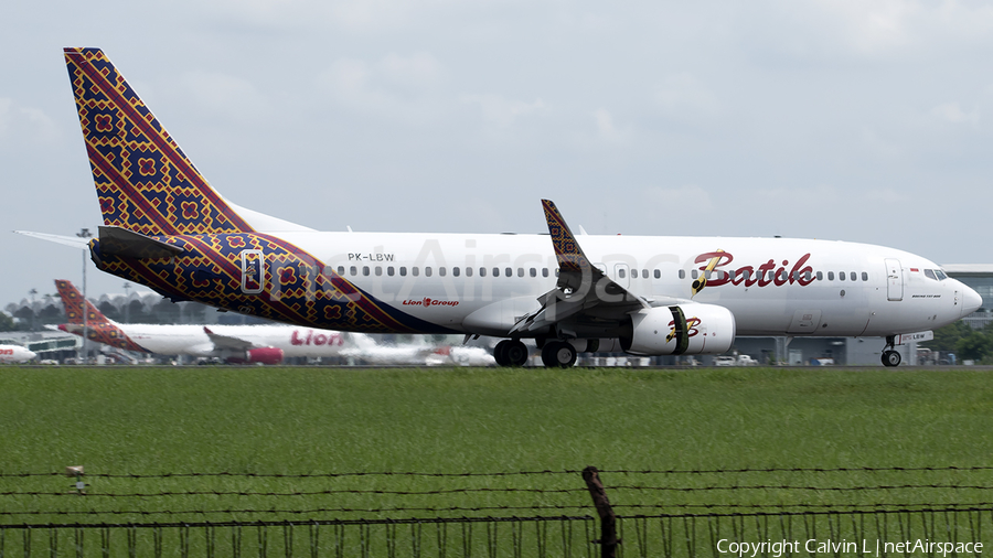 Batik Air Boeing 737-8GP (PK-LBW) | Photo 477708