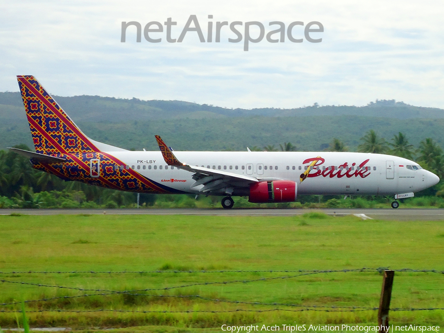 Batik Air Boeing 737-8GP (PK-LBY) | Photo 226379