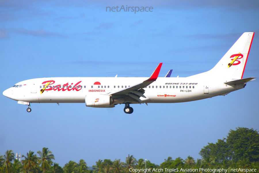Batik Air Boeing 737-8GP (PK-LDH) | Photo 545084