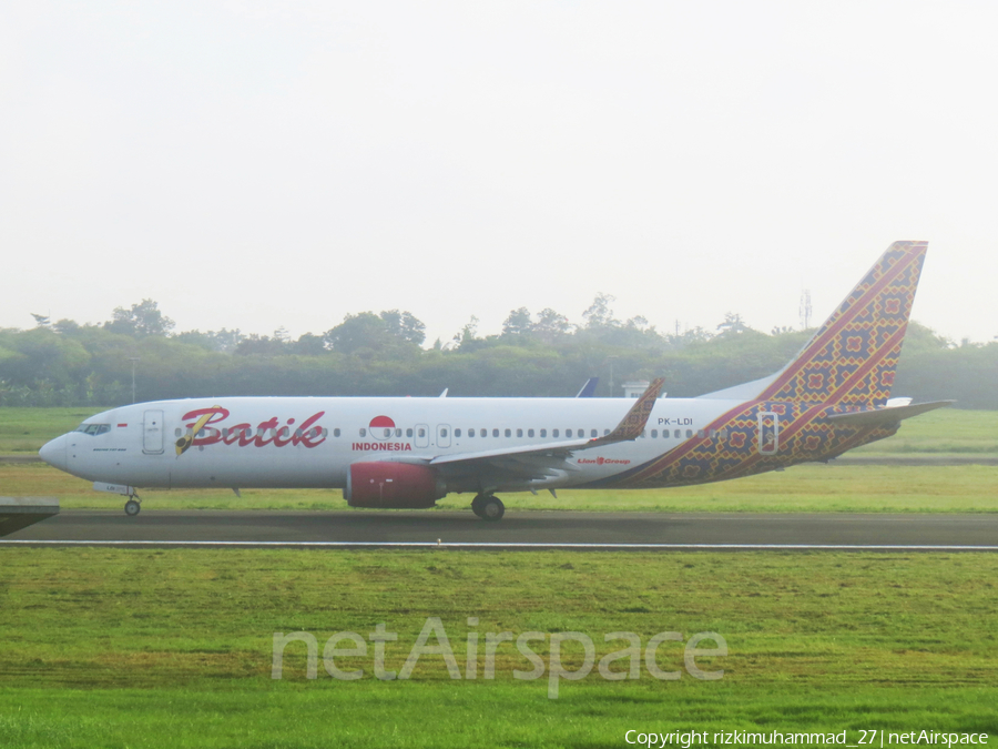 Batik Air Boeing 737-8GP (PK-LDI) | Photo 623404