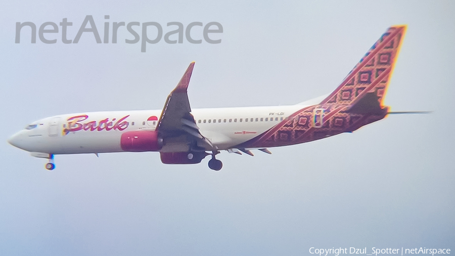 Batik Air Boeing 737-8GP (PK-LDI) | Photo 524050