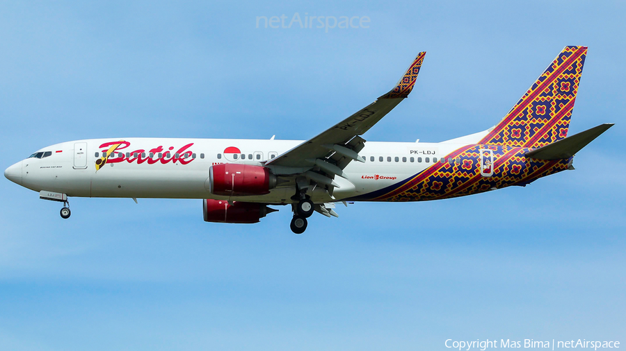 Batik Air Boeing 737-8GP (PK-LDJ) | Photo 489188