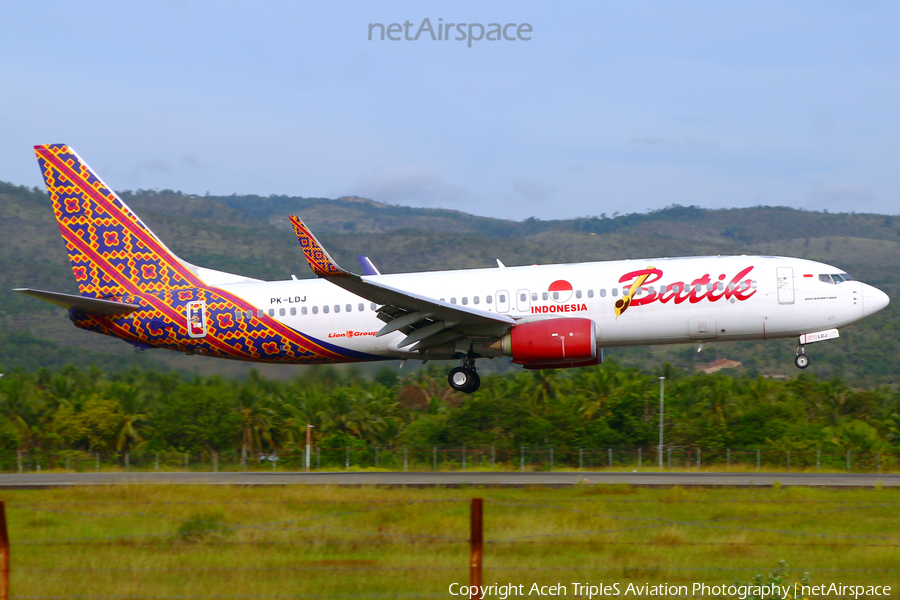 Batik Air Boeing 737-8GP (PK-LDJ) | Photo 537593