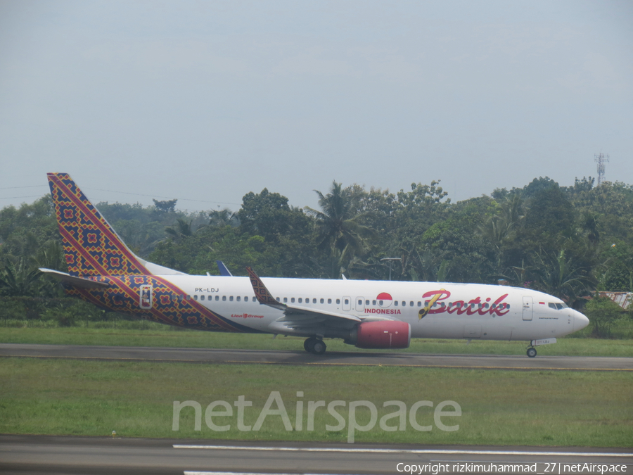 Batik Air Boeing 737-8GP (PK-LDJ) | Photo 623338