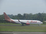 Batik Air Boeing 737-8GP (PK-LDJ) at  Palembang - Sultan Mahmud Badaruddin II International, Indonesia