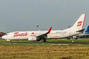 Batik Air Boeing 737-8GP (PK-LDO) at  Adisumarmo International, Indonesia