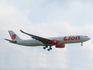 Lion Air Airbus A330-343 (PK-LEF) at  Palembang - Sultan Mahmud Badaruddin II International, Indonesia