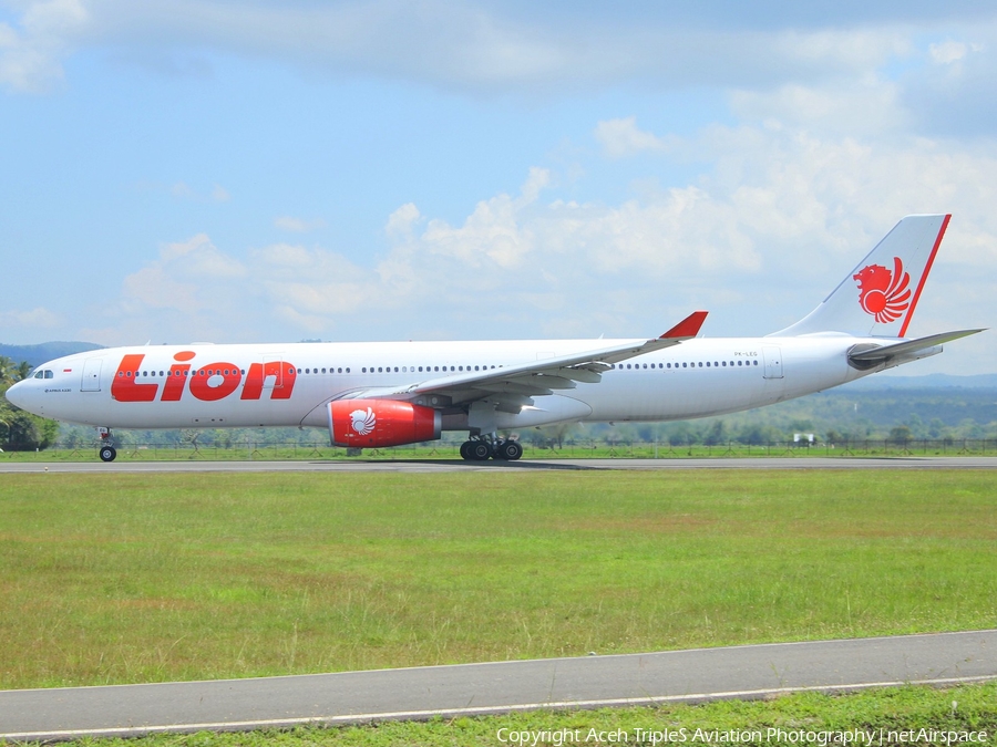 Lion Air Airbus A330-343E (PK-LEG) | Photo 296651
