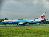 Lion Air Boeing 737-9GP(ER) (PK-LFF) at  Adisumarmo International, Indonesia