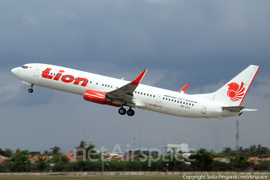 Lion Air Boeing 737-9GP(ER) (PK-LFJ) | Photo 360460