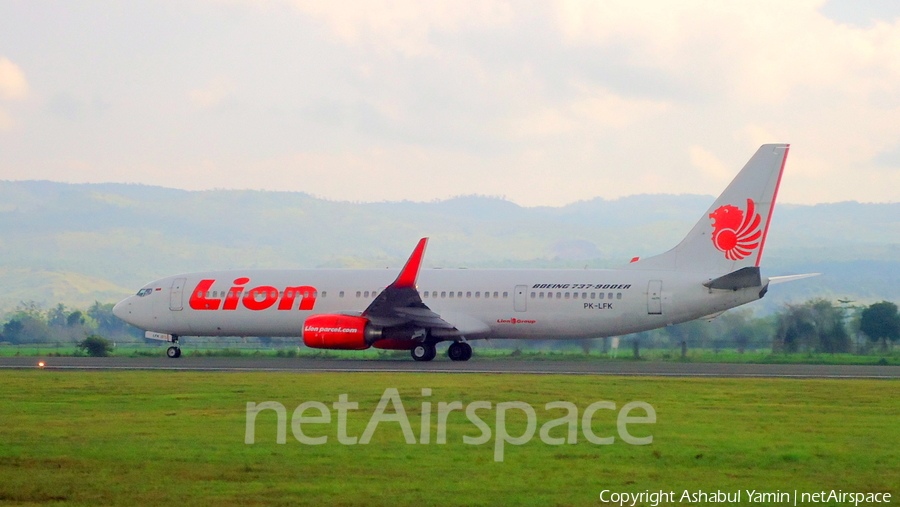 Lion Air Boeing 737-9GP(ER) (PK-LFK) | Photo 143962