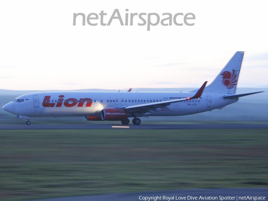 Lion Air Boeing 737-9GP(ER) (PK-LFK) | Photo 346604