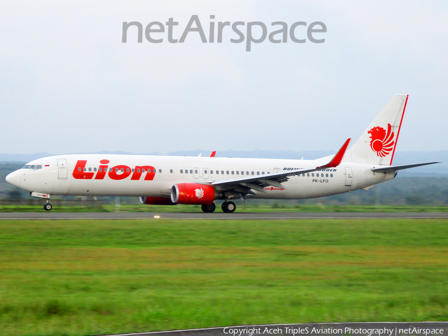 Lion Air Boeing 737-9GP(ER) (PK-LFO) | Photo 225538
