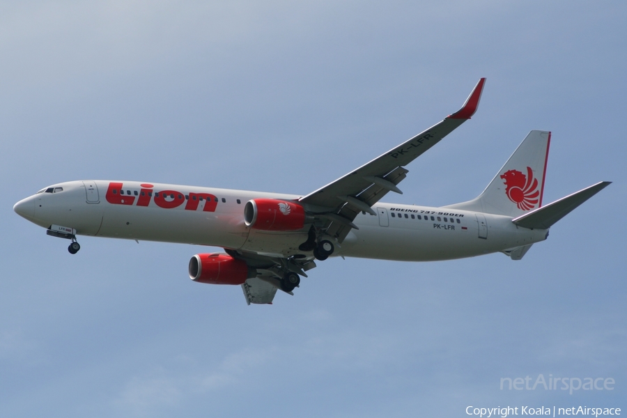 Lion Air Boeing 737-9GP(ER) (PK-LFR) | Photo 552790