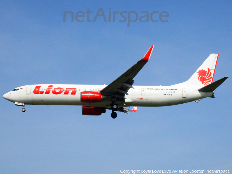 Lion Air Boeing 737-9GP(ER) (PK-LFY) | Photo 242938
