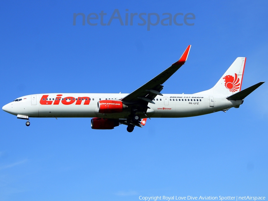 Lion Air Boeing 737-9GP(ER) (PK-LFZ) | Photo 271039