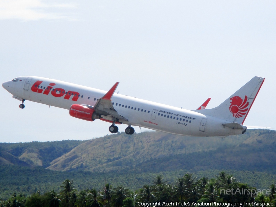 Lion Air Boeing 737-9GP(ER) (PK-LFZ) | Photo 434002
