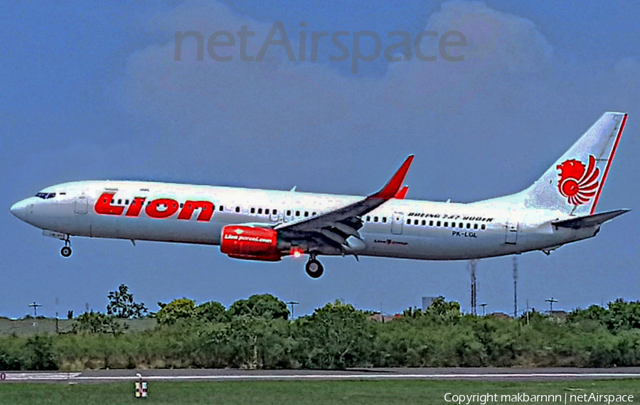 Lion Air Boeing 737-9GP(ER) (PK-LGL) | Photo 459765