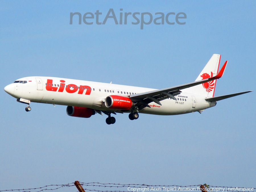 Lion Air Boeing 737-9GP(ER) (PK-LGT) | Photo 227586