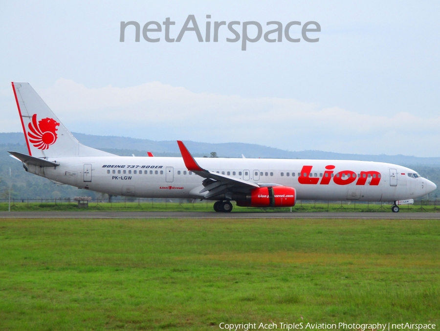 Lion Air Boeing 737-9GP(ER) (PK-LGW) | Photo 226372